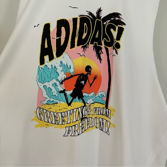 ADIDAS Recycled Plastic Sleeveless Mens Tank Top Muscle Shirt Size Small - Picture 11 of 12